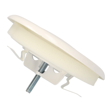 Afvoerventiel DEC DVSC Ø200mm | Klemveer | Metaal | Wit