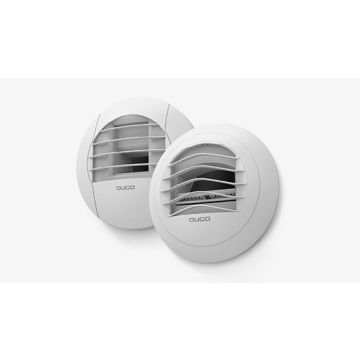 Afvoerventiel DucoVent ZR Hygro 10-50m³/h Ø125mm | KST | Wit