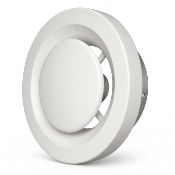 Afvoerventiel MKL-100/125 Ø100/125mm | KST | Wit