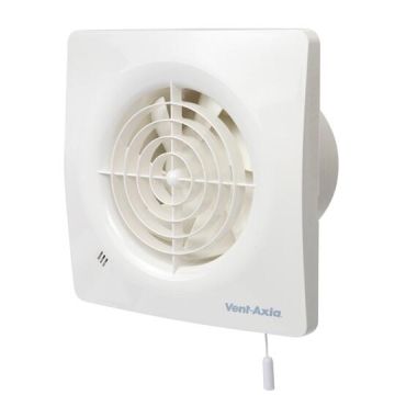 Badkamerventilator Vent-Axia Supra 100 HT | Timer+Vochtsenso