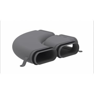 Bocht dubbelkanaal Zehnder CK300/ComfoFlat 51 | Hori. | 90°