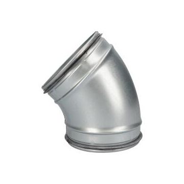 Bocht glad spirobuis Ø125mm | 45° | Safe