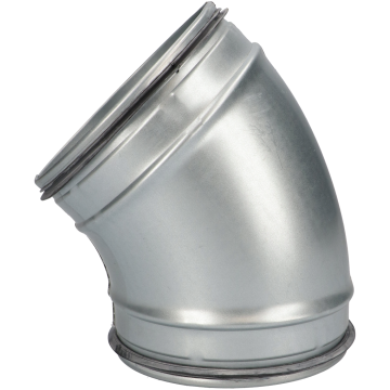 Bocht glad spirobuis Ø160mm | 45° | Safe