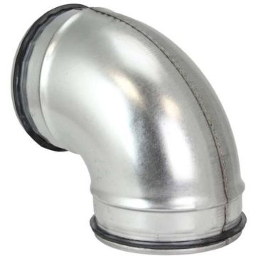 Bocht kort spirobuis Ø125mm | 90° | M-M | Safe