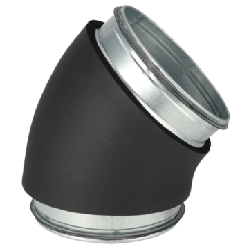 Bocht met Safe IsoLAir 10mm Ø200mm | 45°