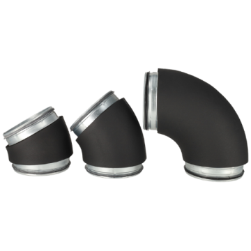 Bocht met Safe IsoLAir 13mm Ø400mm | 90°