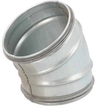 Bocht Spiro | Ø80mm | 30º | Glad | Safe