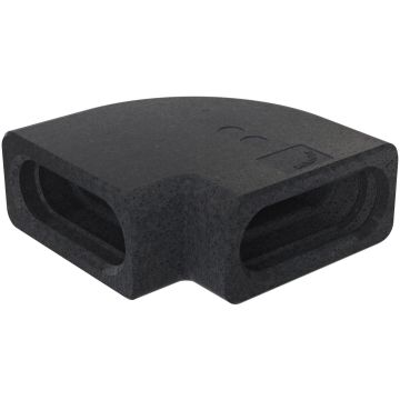 Bocht Zehnder ComfoFit Therm | FL51 | 90° | Hori. | Geïsol