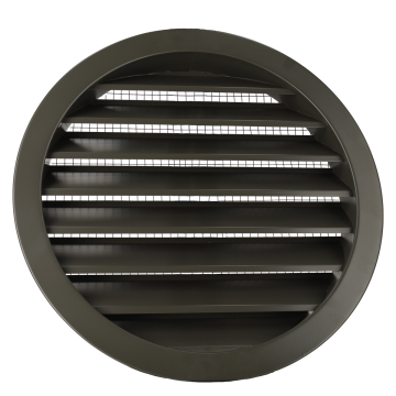 Buitenmuurrooster WSGR Ø355mm | Verzinkt staal | RAL7016