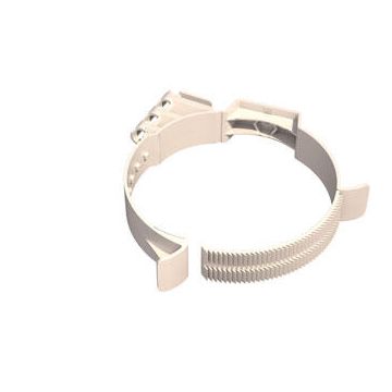 Dakbeschotbeugel Ubbink PP | Ø100-131mm | Wit