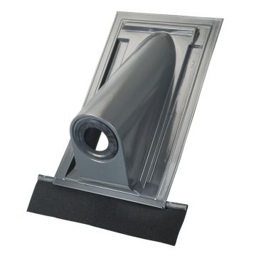 DDV-Pan 125 Ubbink | 40-55° | Hori | Ubiflex Indekdl | Zwart