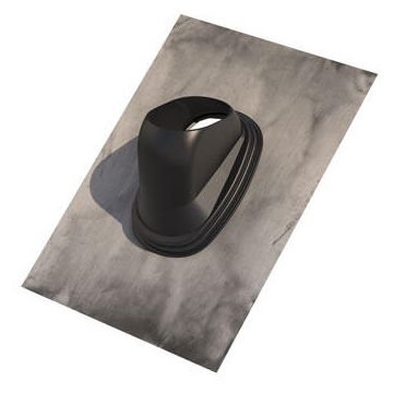 DDV-Pan 131 Ubbink Lood | 500x500mm | 35-55° | MTLGrijs