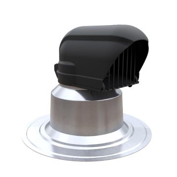 DDV Ubbink ALU | Ø120mm | 0° | Kabel&Leiding | Geïsoleerd