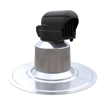 DDV Ubbink ALU | Ø55mm | 0° | Kabel&Leiding | Geïsoleerd