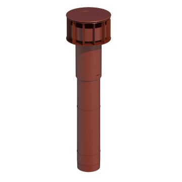 DDV Ubbink MultiVent Basis | Ø131x980mm | Rood