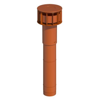 DDV Ubbink MultiVent Basis | Ø131x980mm | Terra