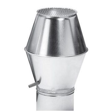 Deflectorkap steekeind spirobuis Ø500mm