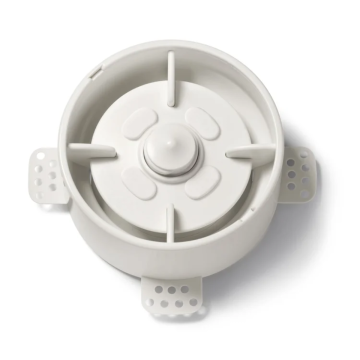Designventiel A/TV NoShow | Ø125mm | Instucbaar | Wit