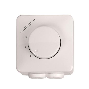 Driestandenschakelaar Orcon MTV-3 | 0-10V | Opbouw | Wit