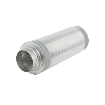 Geluiddemper spirobuis flexibel 25 | Ø300x500mm | Alu