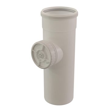Inspectiebuis Ubbink Rolux half CLV PP | Ø200mm | Transp.