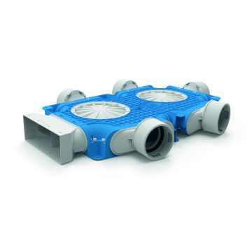Instortverdeler UfP+ | 220x80mm | 5xØ90 | 4xD