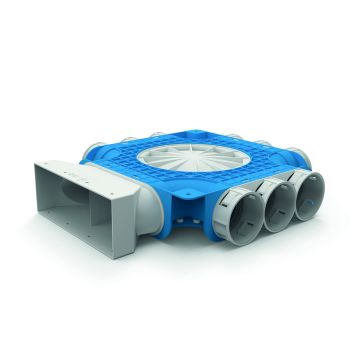 Instortverdeler UfP+ | 220x80mm | 9Ø69 | 2xD
