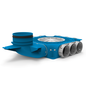 Instortverdeler Vent-Axia VK69 9 V125 | 1xK 9xØ69 2xD + VØ12