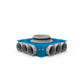 Instortverdeler Vent-Axia VTVGS 69 160 | 12xØ69 zijaansl Tui