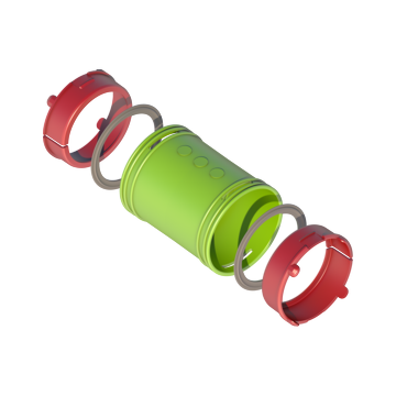 Koppelstukset Ubbink AE48c | 5pce