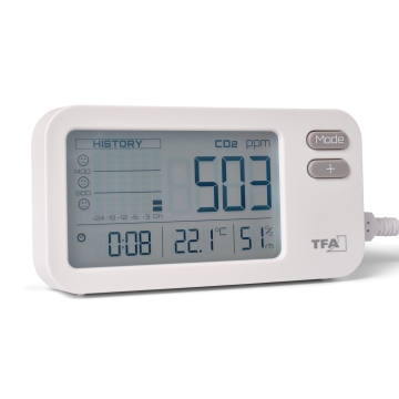 Luchtkwaliteitsmeter TFA Dostmann Airco2ntrol Coach CO2