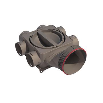 Luchtverdeelkast Ubbink Air Excellent DB206H160 | 6 Aansl