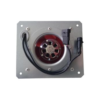 Motorplaat compleet Orcon HRC-220/225-15BR connector zwart