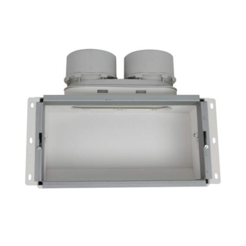 Muurcollector Vent-Axia | 2xØ90x300x150mm | Boven | Geïsol.