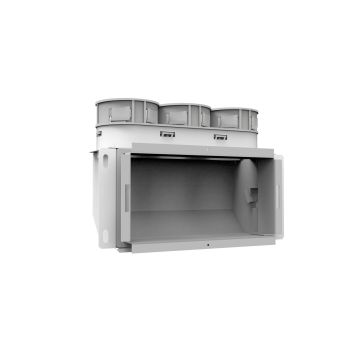 Muurcollector Vent-Axia | 3xØ69x200x100mm | Boven | Geïsol.