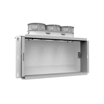 Muurcollector Vent-Axia | 3xØ69x300x150mm | Boven | Geïsol.