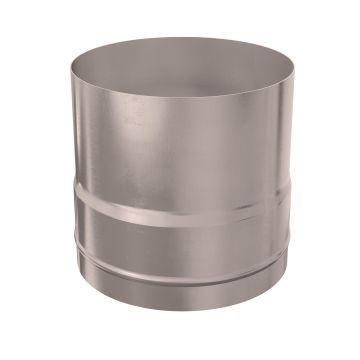 Omkeerverloop Ubbink Rolux RVS | Ø125mm | Buiten
