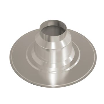 Plakplaat Ubbink ALU | Ø110mm | 0°
