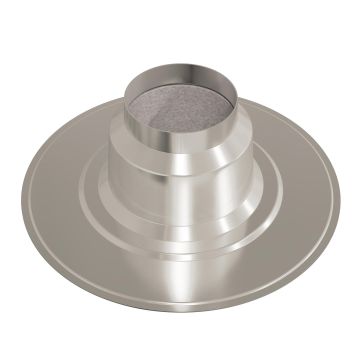 Plakplaat Ubbink ALU | Ø131mm | 0° | Geïsoleerd