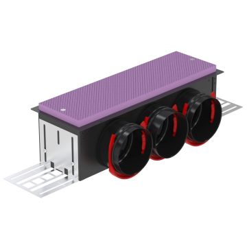 Roosterbox Zehnder CLD | 3xCT90 | 115mm | 90° | RLC