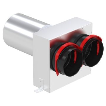 Roosterbox Zehnder ComfoCase TVA | 180° | Dubbel | RLC