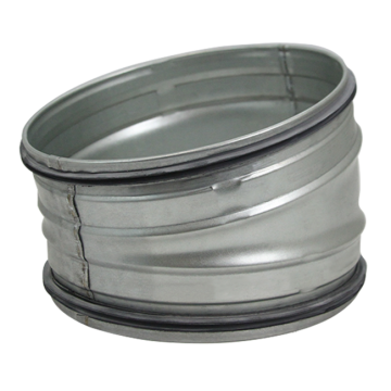 Segmentbocht spirobuis Ø355mm | 15° | Safe