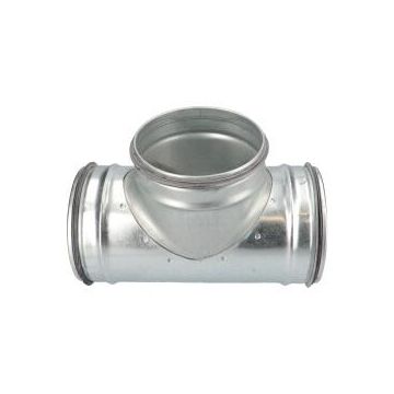 T-stuk spirobuis andersom Ø160-200mm | 90° | Safe