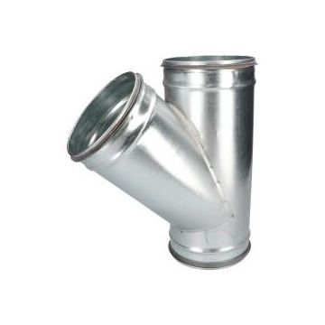 T-stuk spirobuis Ø80-80mm | 45° | Safe