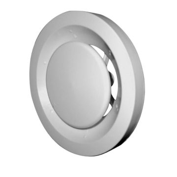 Toe-/Afvoerventiel DucoVent Basic Ø125mm | KST | Wit