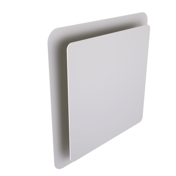 Toe-/Afvoerventiel Haelix Quadro Ø125mm | KST | Wit