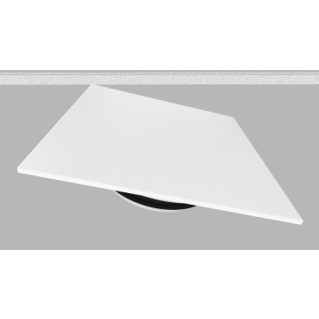 Toe- en afvoerventiel LINEs/LINEis Ø125mm | Vierkant | Wit