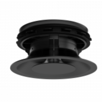Ventiel A/TV Pradovent Trim | Ø125mm | Zwart