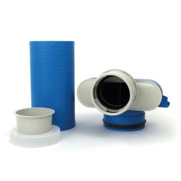 Ventielcollector Vent-Axia | 1xØ90-Ø125x250mm | 90°