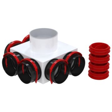 Verdeelunit Zehnder ComfoFresh CT220 Ø125mm | 6x Ø90 mm